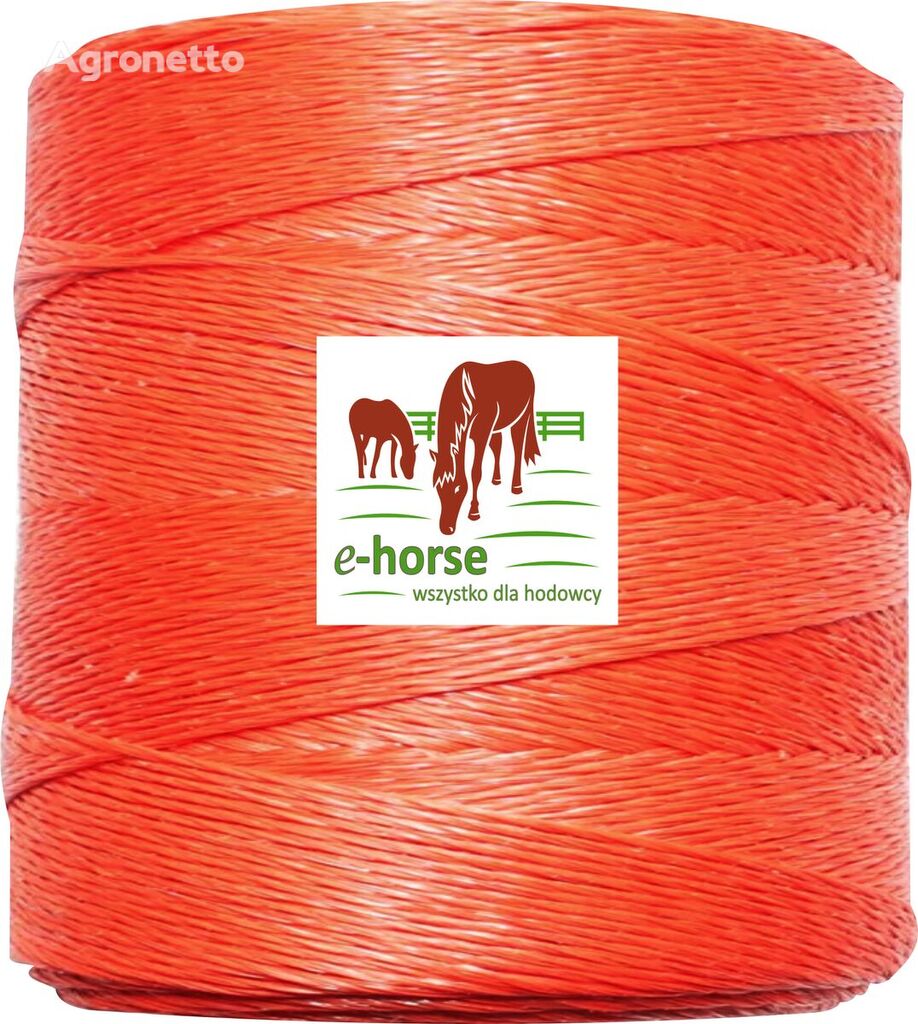 E-HORSE plecionka ogrodzeniowa pomarańczowa 1000 m pet supplies