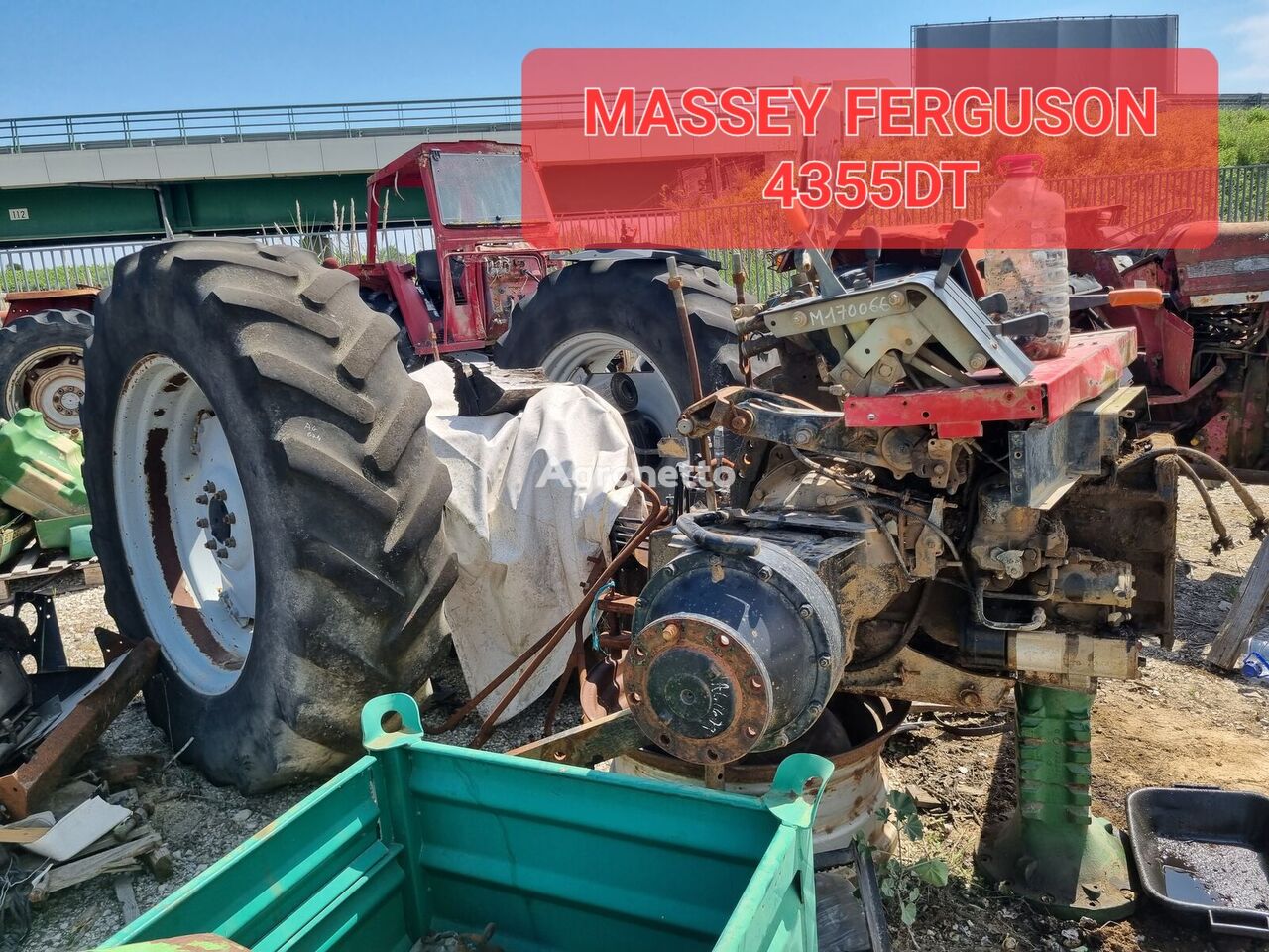 Massey Ferguson 4355DT wheel tractor for parts